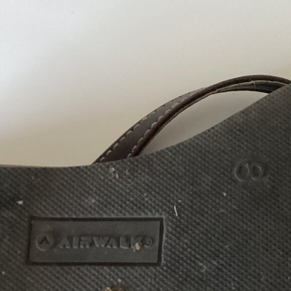 Airwalk Women's Brown Small Wedge Heel Slip-on Sandals Size 8 Open Toe - Picture 6 of 7